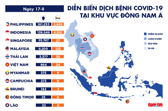 COVID-19 ngày 17-8: New Zealand tính hoãn tổng tuyển cử để an toàn cho 25.000 người