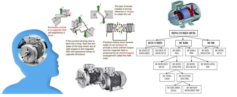 Động cơ điện là gì? Phân loại, Nguyên tắc hoạt động và ứng dụng của động cơ điện